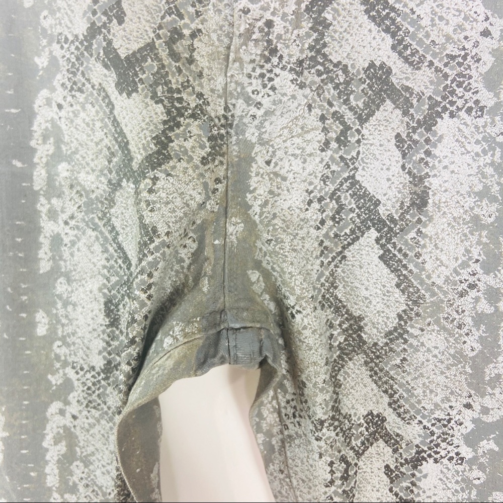 Andrew Charles Python Snake Skin Jeans 30 - image 2